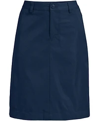 Lands' End Women's Active Performance Chino Skort Top of the Knee