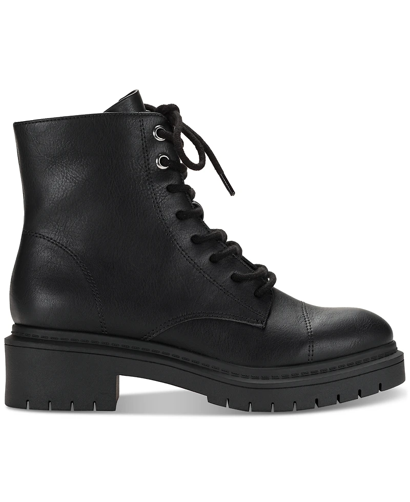 Style & Co Women's Zaharaa Platform Lace-Up Boots
