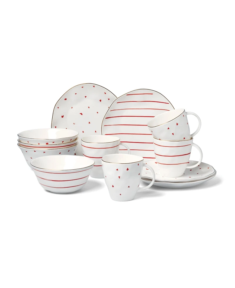 Lenox Garnet Bay 12 Pc. Dessert Set, Service for 4