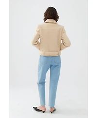 Nocturne Women's Shoulder Pad Short Coat