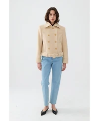 Nocturne Women's Shoulder Pad Short Coat