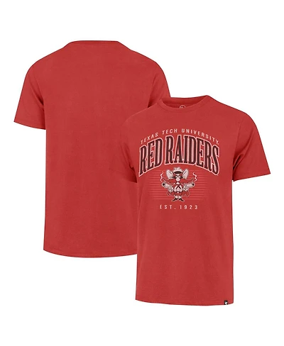 '47 Brand Men's Red Texas Tech Red Raiders Double Header Franklin T-Shirt