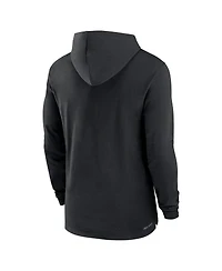 Nike Men's Black Kentucky Wildcats Sideline Hoodie Performance Long Sleeve T-Shirt