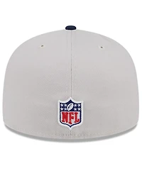 New Era Men's Stone/Navy Dallas Cowboys 2024 Sideline Historic 59FIFTY Fitted Hat