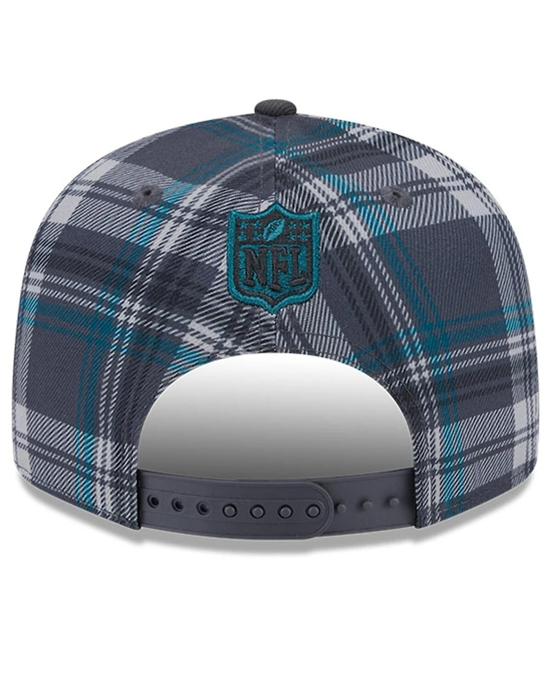 New Era Men's Gray Philadelphia Eagles 2024 Sideline Statement 9FIFTY Snapback Hat