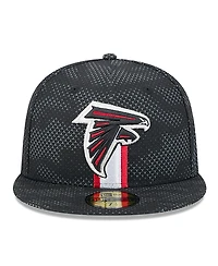 New Era Men's Black Atlanta Falcons 2024 Sideline 59FIFTY Fitted Hat