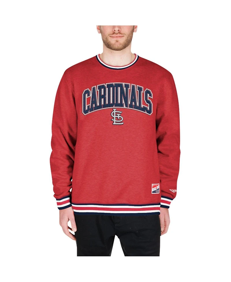 New Era Men's Red St. Louis Cardinals Father's Day Pullover Sweatshirt