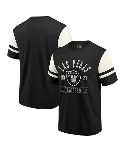 Darius Rucker Collection by Fanatics Men's Black Las Vegas Raiders Football T-Shirt