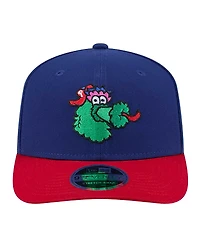 New Era Men's Royal Philadelphia Phillies Two-Tone Phanatic 9SEVENTY Stretch-Snap Hat