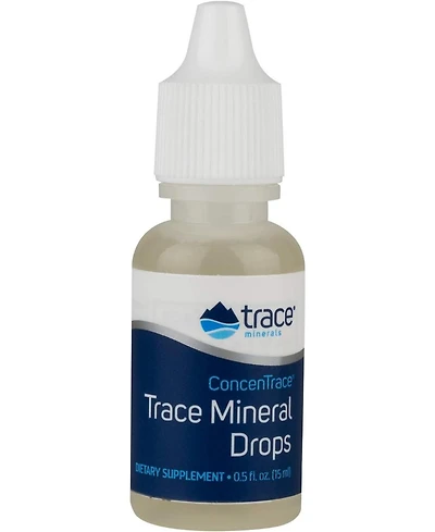 Trace Minerals ConcenTrace Trace Mineral Drops - Liquid Supplement for Bone & Joint Support - Aids Hydration & Electrolyte Restoration