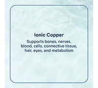 Trace Minerals Liquid Ionic Copper 3 mg Dietary Supplement | Antioxidant Enzyme | Supports Blood Health, Bones, Nerves, and Metabolism | 2 fl oz, 48 S