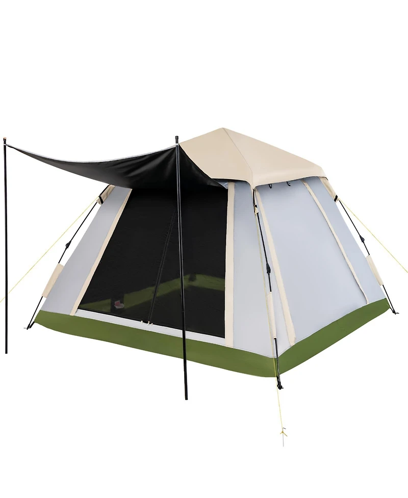 Sugift 2-4 Person Instant Pop-up Camping Tent with Removable Rainfly