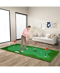 Golf Putting Green with Realistic Artificial Grass Turf-l