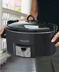 Crock-Pot 7-Quart Cook & Carry Oval Slow Cooker