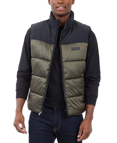 Michael Kors Men's Heavyweight Quilted Puffer Vest