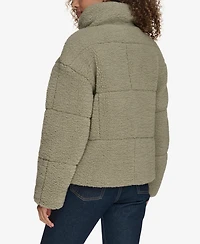 Levi's Women's Short Sherpa Teddy Jacket