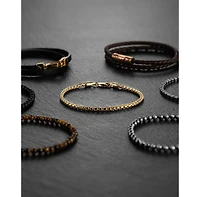 Vincero Men's Box Chain Bracelet, 3mm Rhodium-Plated Sterling Silver - Regular