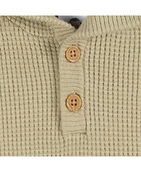 Gerber Toddler Boys Hooded Sweater Top and Pant Knit Set