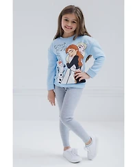 Frozen Toddler Girls Disney Sweatshirt and Leggings Outfit Set