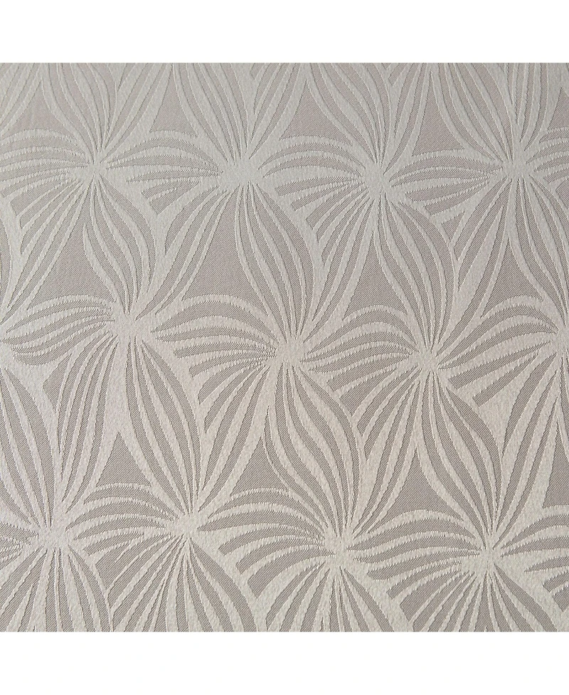 Chanasya Premium 2-Panel Embossed Leaf Textured Curtains - Back Tab, Ring Tab for Windows Living Room Bedroom