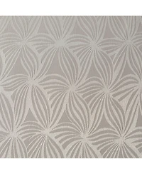 Chanasya Premium 2-Panel Embossed Leaf Textured Curtains - Back Tab, Ring Tab for Windows Living Room Bedroom