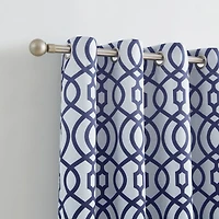 Dainty Home Trellis Blackout Window Panel 54" W x 84" L