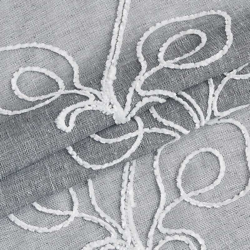 Dainty Home Stella Linen Look 76" W x 108" L Grommet Window Panel Set