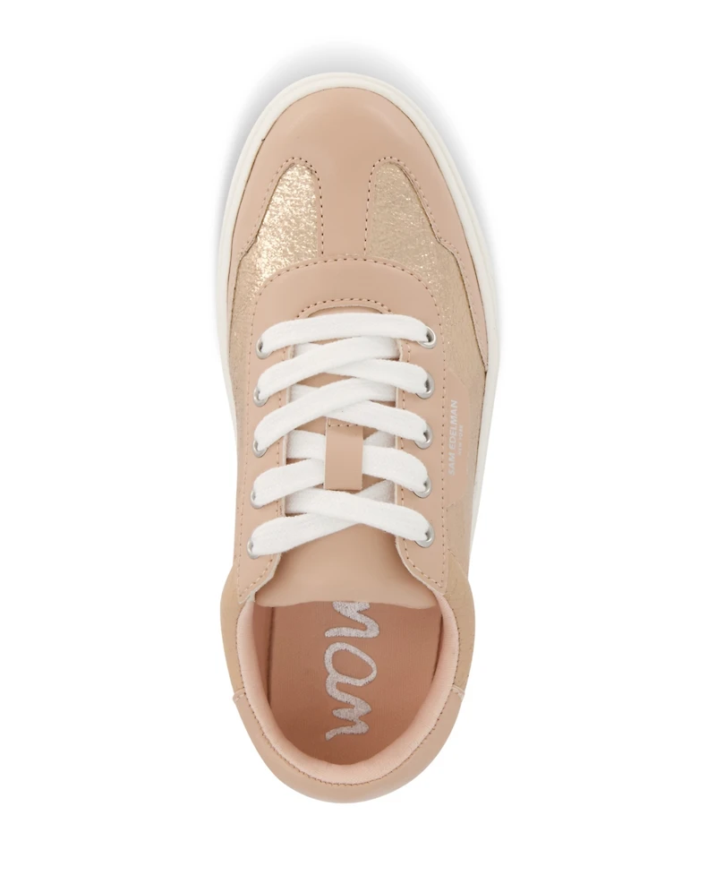 Sam Edelman Little and Big Girls Essie Tere Lace Up Court Sneaker