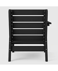 WestinTrends Outdoor Patio Hdpe Left Arm Facing Deep Seating Corner Chair