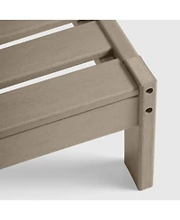 WestinTrends Outdoor Patio Hdpe Left Arm Facing Deep Seating Corner Chair