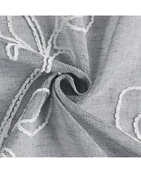 Dainty Home Stella Linen Look 76" W x 63" L Grommet Window Panel Set
