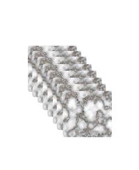 Dainty Home Marble Cork Place Mats, Washable Placemats Gold, 15" x 15" Set of 8, Heat Resistant Placemats, Non Slip, Table Mat, Table Placemats, for K