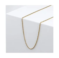 Vincero Women's Rolo Chain Necklace in 14k Gold-Plated Sterling Silver with Extender