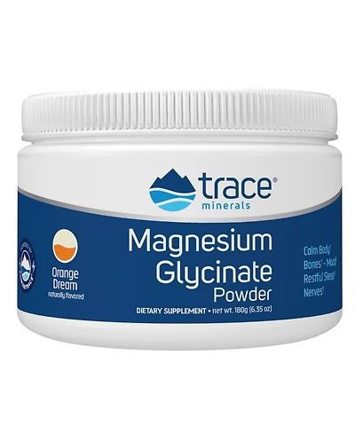 Trace Minerals Magnesium Glycinate 120mg - Drink Mix for Healthy Digestion & Muscles - Immune System Support Powder