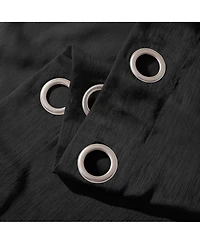 Melrose Semi Sheer Window Panel Set, 110" W x 84" L