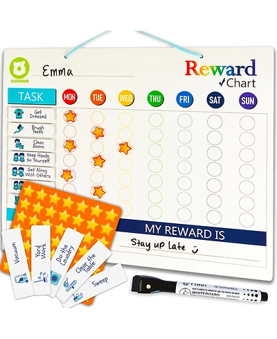 Quokka Magnetic Behavior Chore Chart for Kids at Home