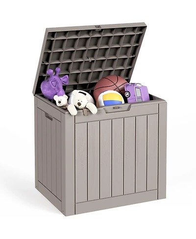 Sersper 30 Gallon Outdoor Patio Deck Storage Box Floor Decor