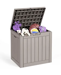 Sersper 30 Gallon Outdoor Patio Deck Storage Box Floor Decor