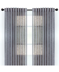 Chanasya Premium 2-Panel Soft Textured Semi Sheer Curtains for Window Living Room Bedroom Kitchen Office