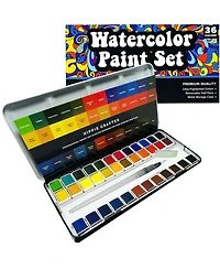 Hippie Crafter Premium Watercolor Paint Set 36 Colors