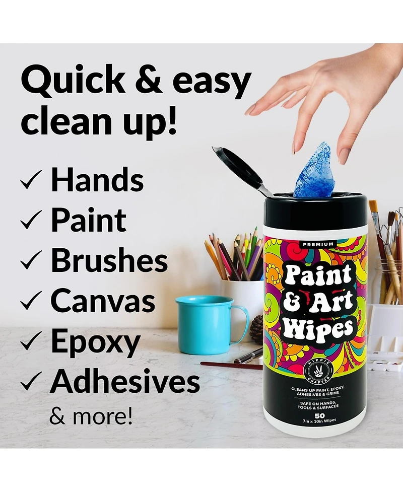 Hippie Crafter Paint & Art Wipes