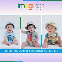 Sesame Street Baby Boys Romper and Hat