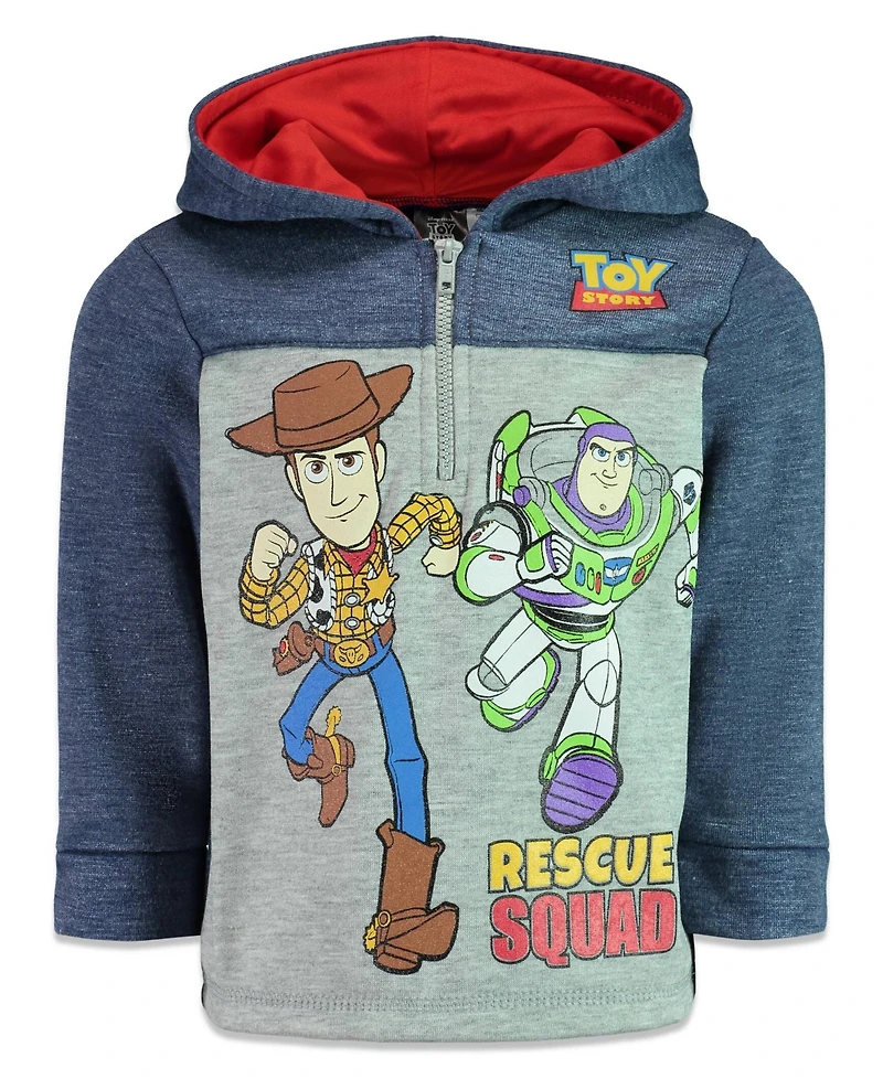 Disney Little Boys Fleece Half Zip Hoodie to (12 Months - 18-20)