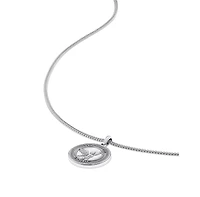 Vincero Men's Veni Vidi Vici Pendant in Rhodium-Plated Sterling Silver