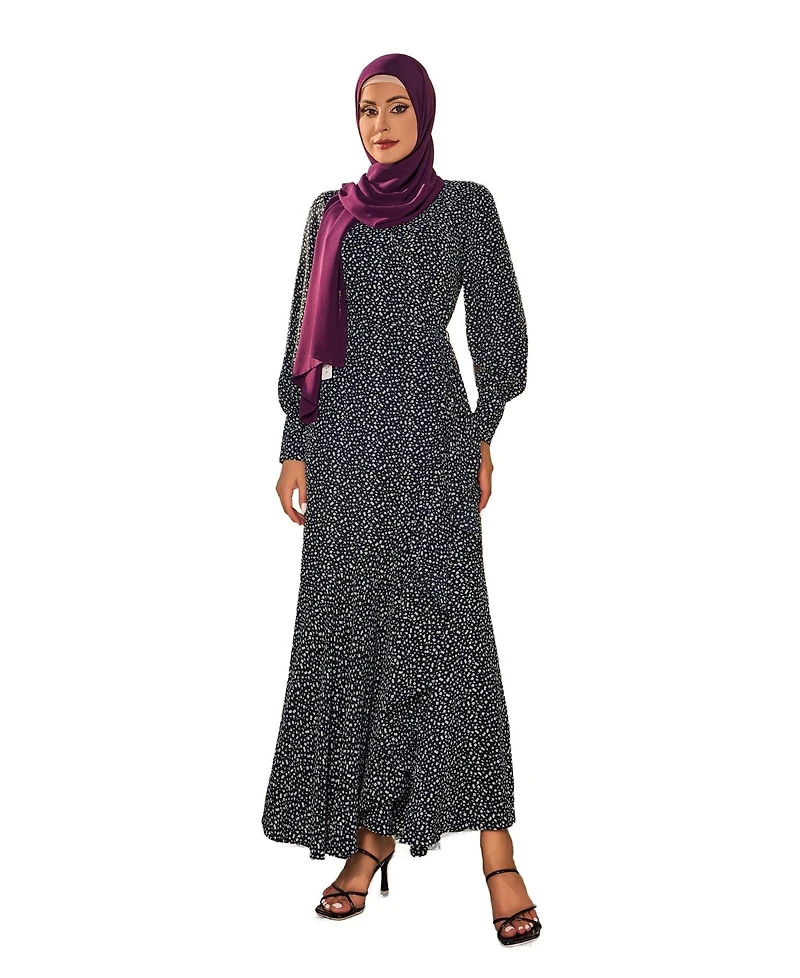 Urban Modesty Women's Mint Sheath Abaya Maxi Dress