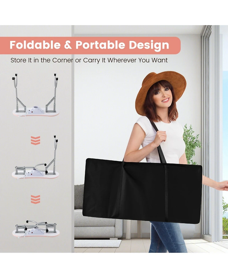 Sugift Manicure Nail Table with Bendable Usb-plug Led Table Lamp