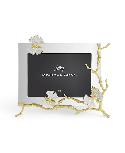 Michael Aram Butterfly Ginkgo Gold Reflective Frame, 5" x 7"