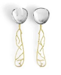 Michael Aram Butterfly Ginkgo Gold Serving Set, 2 Pieces