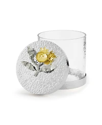 Michael Aram Pomegranate Silver and Gold Canister