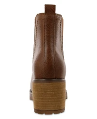 Mia Women's Jody Lug Sole Wide-Width Chelsea Booties